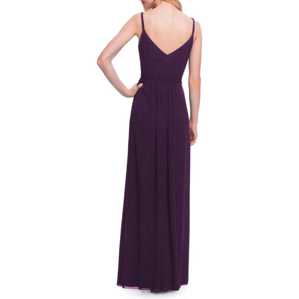 #levkoff BILL LEVKOFF Surplice Neck Chiffon A-Line Gown ❤️IN STORES❤️ - Picture 2 of 3